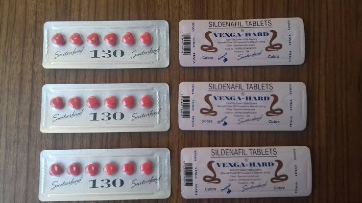 Cobra 130 Mg 6 kutu 36 tablet  kırmızı 